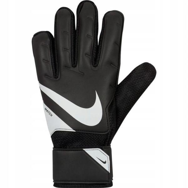 Brankářské rukavice Nike GK Match, velikost 7, černobílé