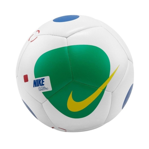 Sálový fotbal Nike Futsal Maestro, velikost 4, barva bílo-zeleno-modrá Sálový fotbal Nike Futsal Maestro, velikost 4, barva bílo-zeleno-modrá