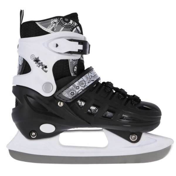 Inline brusle A-l, Nils Extreme 4 v 1, NH10905, velikost (M) 35-38, barva černobílá