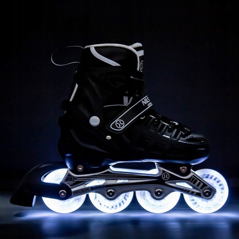 Brusle A-l, Nils Extreme 4-in-1 LED, NH10905, velikost (M) 35-38, černá barva