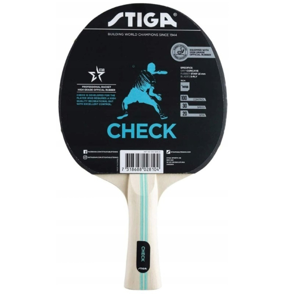 Pálka na stolní tenis Stiga Check Pálka na stolní tenis Stiga Check