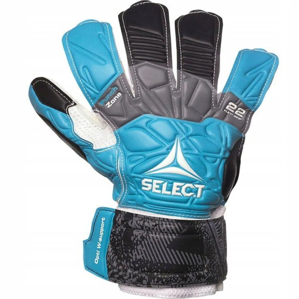 Select 22 Brankářské rukavice Flexi Grip, modrá, černá a bílá barva
