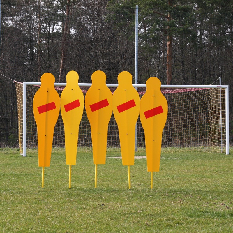 Pevná tréninková stěna pro fotbal (5 postav), Pro-soft - měkká