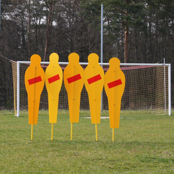 Pevná tréninková stěna pro fotbal (5 postav), Pro-soft - měkká