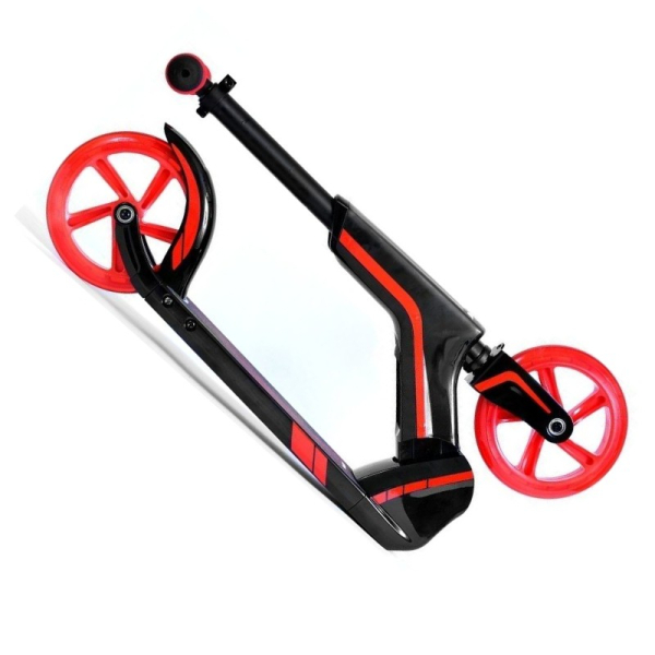 Červený skútr SMJ MS185-PRO, červeno-černá barva Červený skútr SMJ MS185-PRO, červeno-černá barva