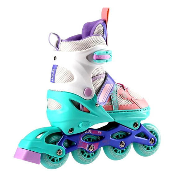 Inline brusle Nils Extreme, NJ1828A, barva bílo-růžová