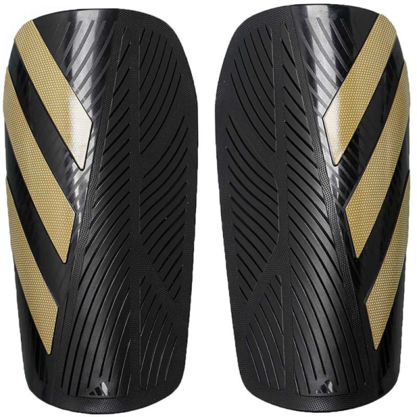 Fotbalový chránič Adidas TIRO SG EU CLUB, černo-zlatá barva