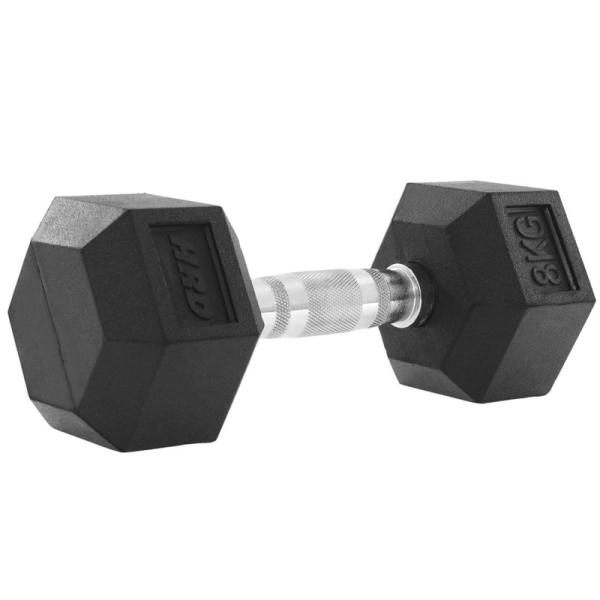 Beltor HRD System Line Hex litinová gumová činka 10 kg Beltor HRD System Line Hex litinová gumová činka 10 kg