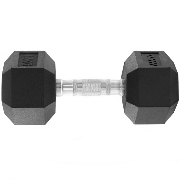 Beltor HRD System Line Hex litinová gumová činka 12 kg