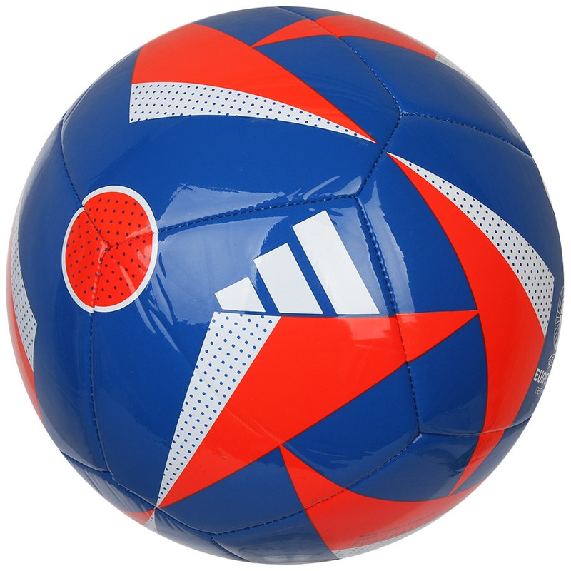 Fotbalový míč Adidas Euro24, velikost 5, barva modro-červeno-bílá