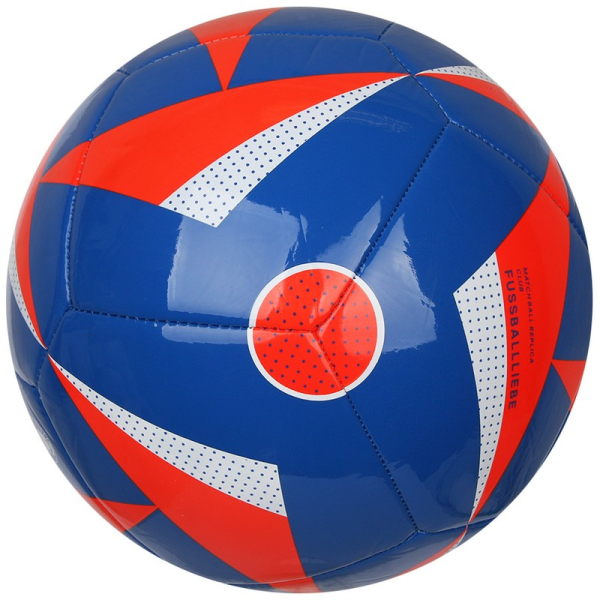 Fotbalový míč Adidas Euro24, velikost 5, barva modro-červeno-bílá