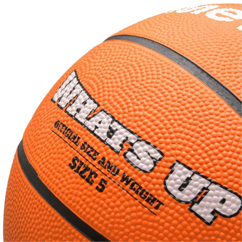 Basketbalový míč Meteor Whats Up, velikost 5, oranžová barva