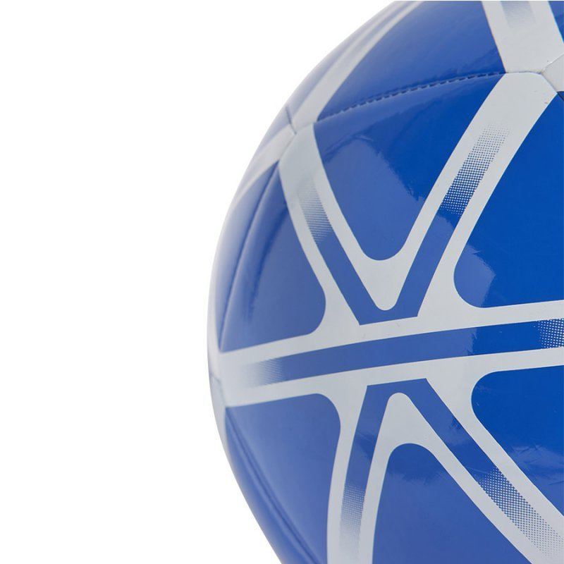 Fotbalový míč Adidas Starlancer Club, velikost 5, barva bílá a modrá
