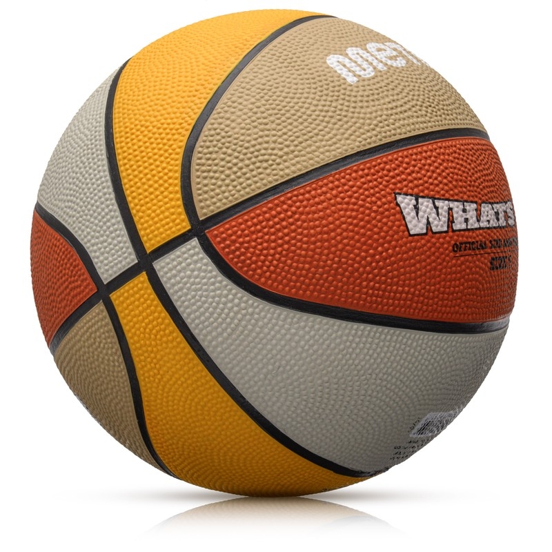 Basketbalový míč Meteor Whats Up, oranžová a béžová barva