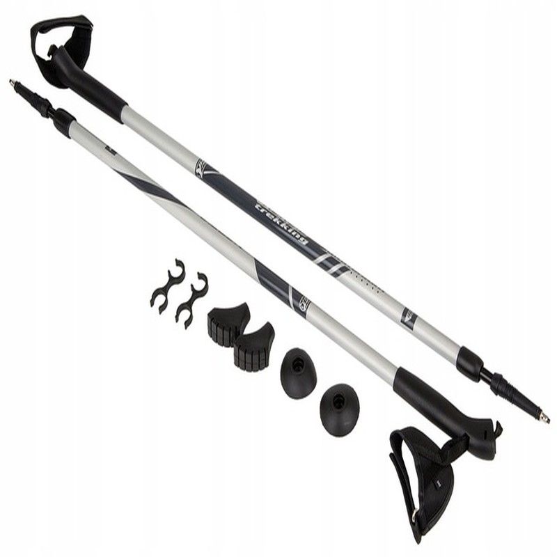 Nordic walking hole Best Sporting od roku 1978 , barva stříbrná a černá