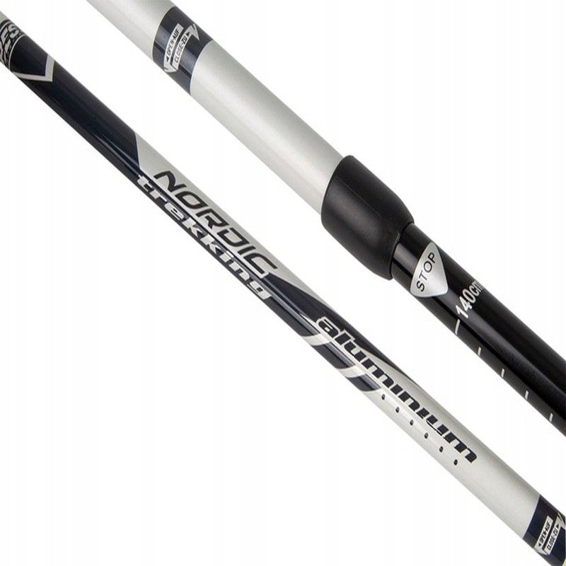 Nordic walking hole Best Sporting od roku 1978 , barva stříbrná a černá