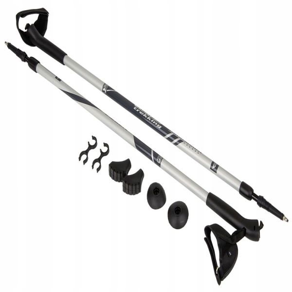 Nordic walking hole Best Sporting od roku 1978 , barva stříbrná a černá