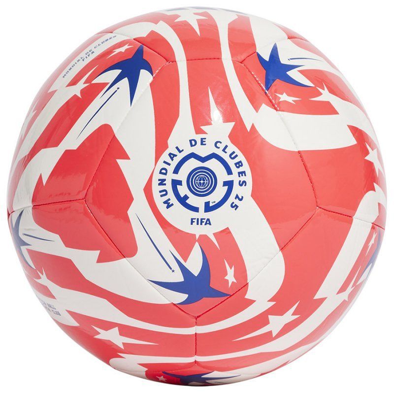 Adidas FCWC Club Replica Football, velikost 5, barva bílo-červeno-modrá