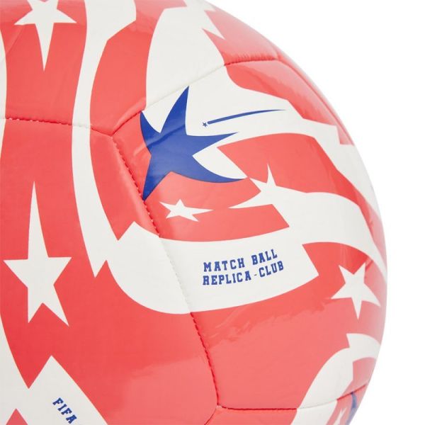 Adidas FCWC Club Replica Football, velikost 5, barva bílo-červeno-modrá