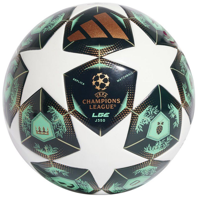 Fotbalový míč Adidas UCL League J350, černobílý