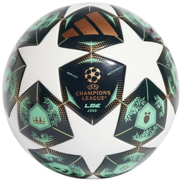 Fotbalový míč Adidas UCL League J350, černobílý Fotbalový míč Adidas UCL League J350, černobílý