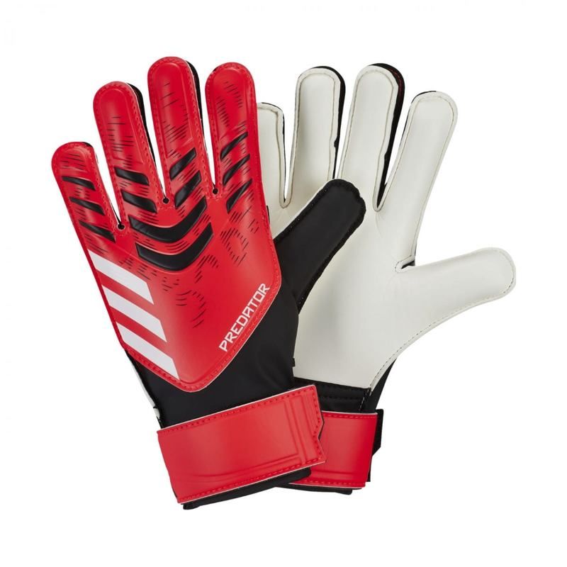 Brankářské rukavice Adidas Predator GL TRN Jr, růžová/černá/červená barva