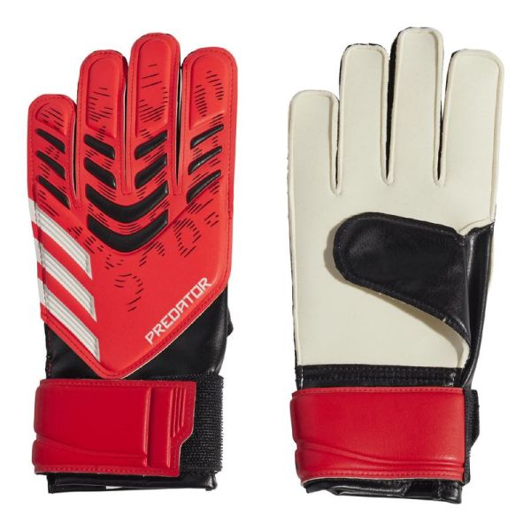 Brankářské rukavice Adidas Predator GL TRN Jr, růžová/černá/červená barva