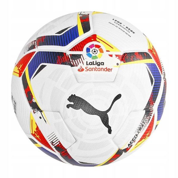 Fotbalový míč Puma Accelerate Mini, velikost 1, červeno-bílo-modrá barva Fotbalový míč Puma Accelerate Mini, velikost 1, červeno-bílo-modrá barva