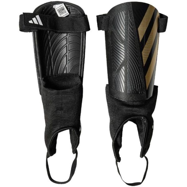 Fotbalový chránič Adidas Tiro SG Match, černo-zlatý Fotbalový chránič Adidas Tiro SG Match, černo-zlatý
