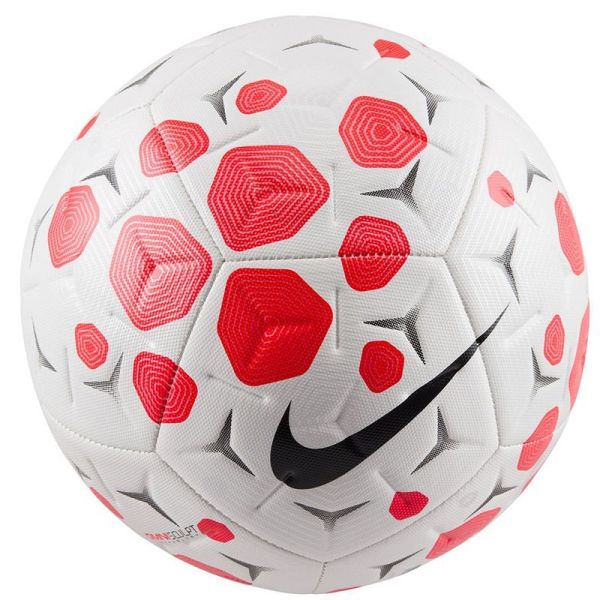 Fotbalový míč Nike Academy, červený, bílý a šedý